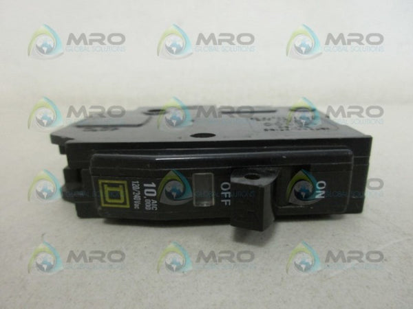 SQUARE D QO135 CIRCUIT BREAKER 1PL UNMP