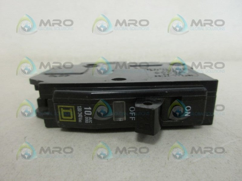 SQUARE D QO135 CIRCUIT BREAKER 1PL UNMP