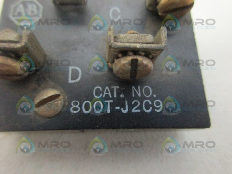 INDUSTRIAL SPARE PART 800T-J2C9 CONTACT BLOCK UNMP