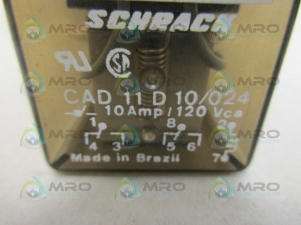 SCHRACK CAD11D10/024 RELAY UNMP