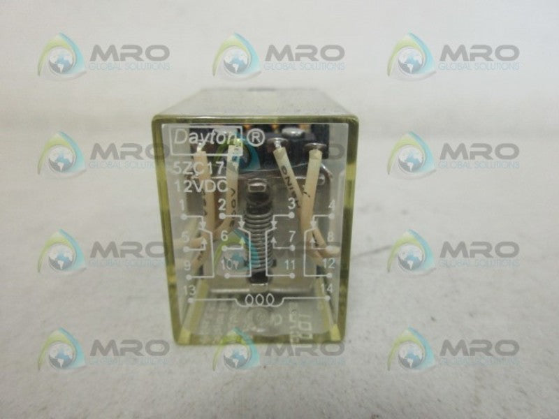 DAYTON 5ZC17 12V RELAY UNMP