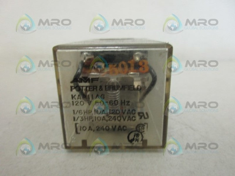 POTTER & BRUMFIELD KAP11AG RELAY 120V UNMP