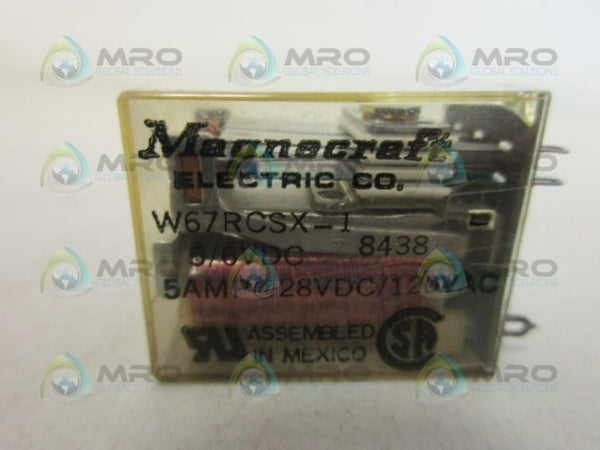 MAGNECRAFT W67RCSX-1 RELAY UNMP