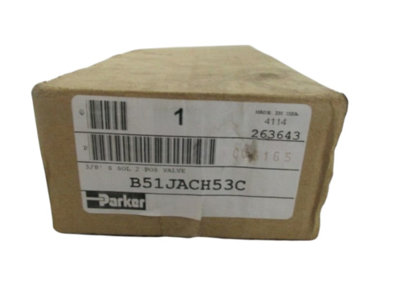 PARKER B51JACH53C SOLENOID VALVE NSMP