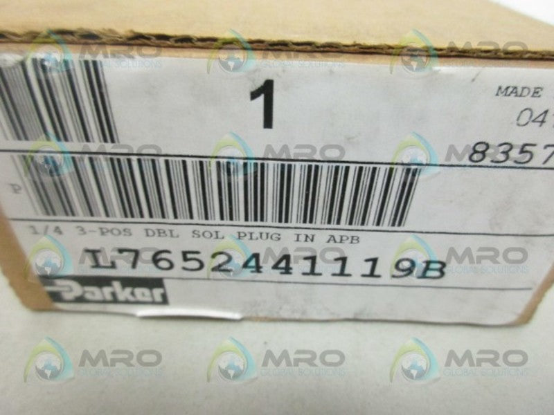PARKER L7652441119B SOLENOID VALVE NSFS