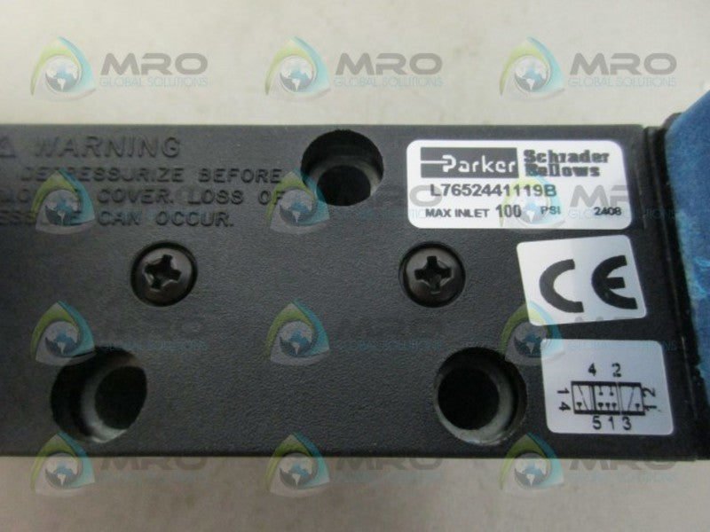 PARKER L7652441119B SOLENOID VALVE NSMP