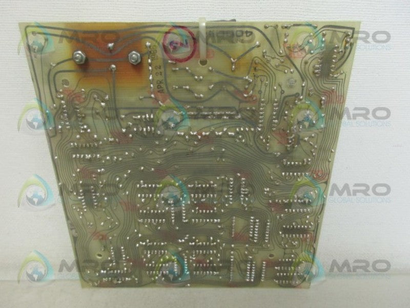 ENTRON CONTROLS  400011-K CONTROL BOARD UNMP