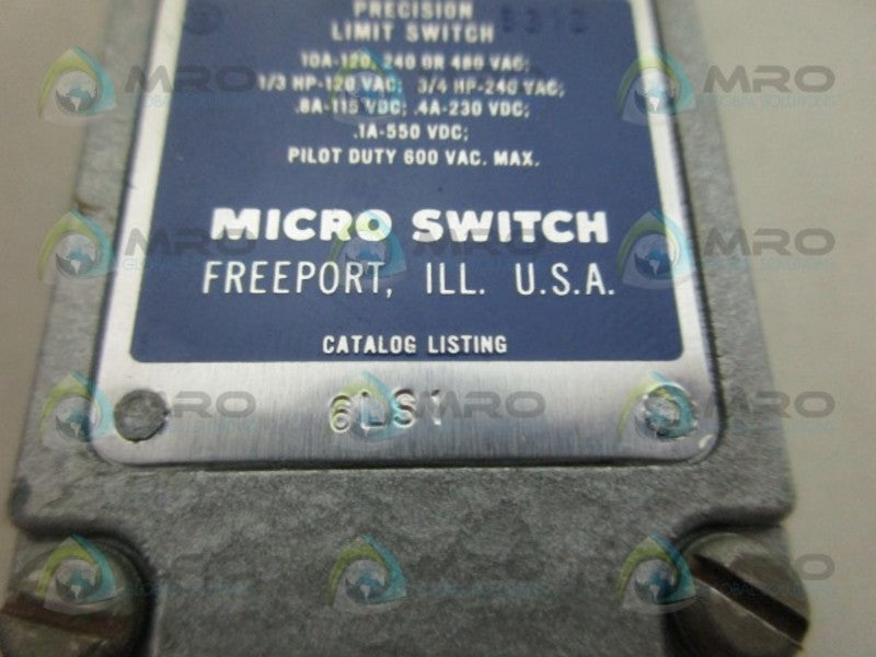 MICRO SWITCH 6LS1 (AS PICTURED) NSMP