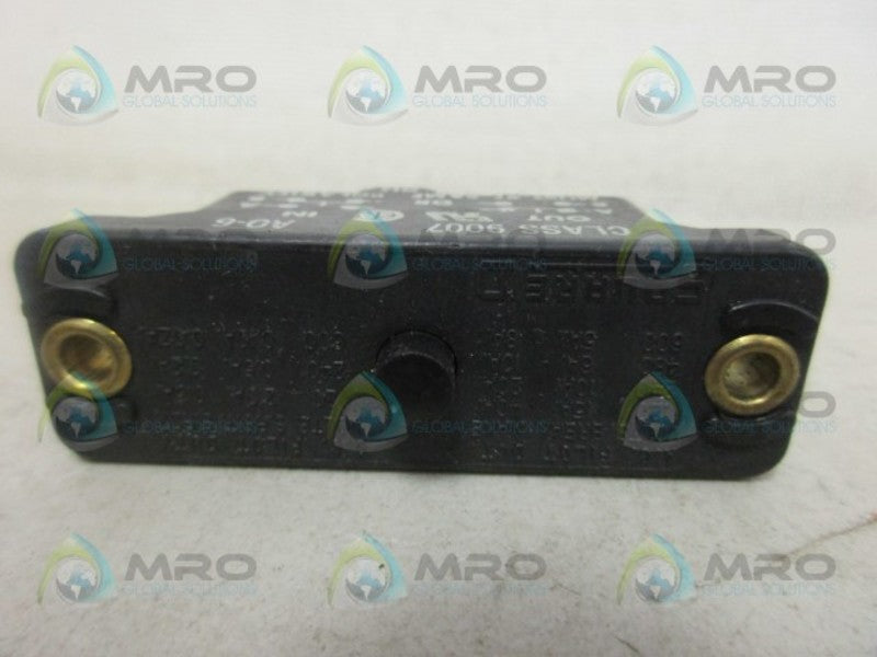 SQUARE D 9007AO6 LIMIT SWITCH UNMP