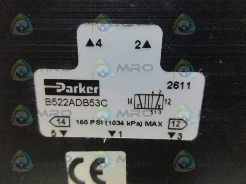 PARKER B522ADB42C PNEUMATIC VALVE NSNP