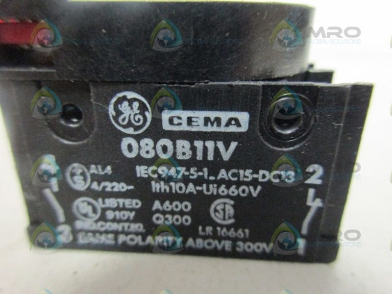 GENERAL ELECTRIC 080B11V  UNMP