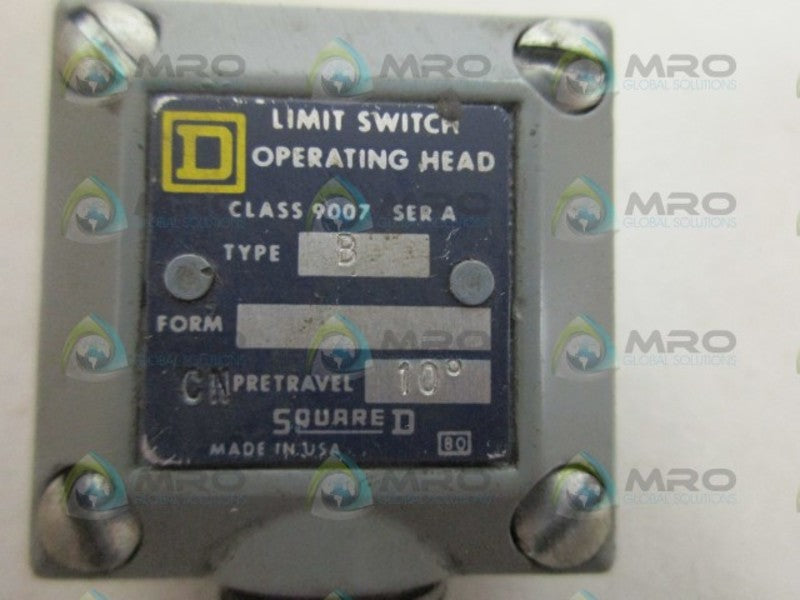 SQUARE D 9007B OPERATING HEAD UNMP