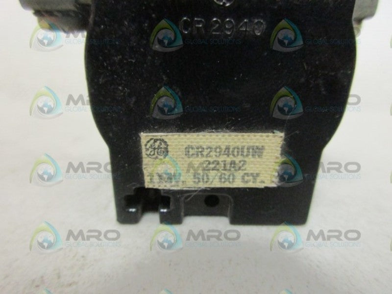 GENERAL ELECTRIC CR2940UW221A2 PUSH BUTTON UNMP
