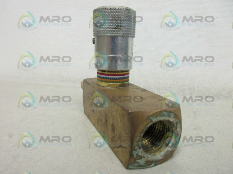 PARKER F800B FLOW VALVE UNMP