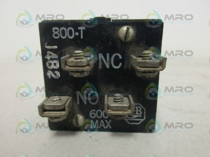 INDUSTRIAL SPARE PART 800T-J4B2 CONTACT BLOCK UNMP