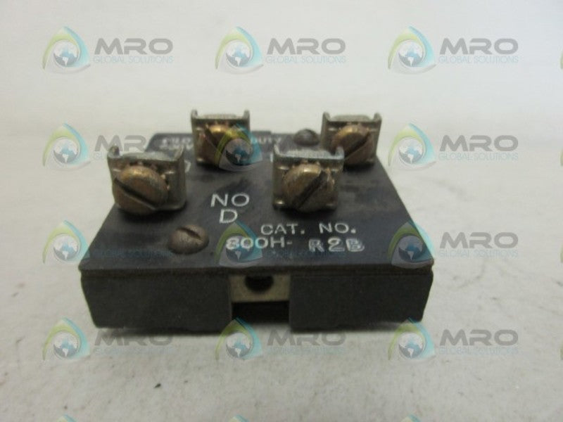 INDUSTRIAL SPARE PART 800H-R2B CONTACT BLOCK UNMP