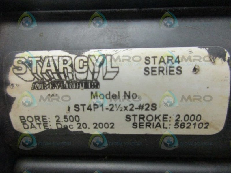STARCYL ST4P1-2 1/2X2 CYLINDER UNMP