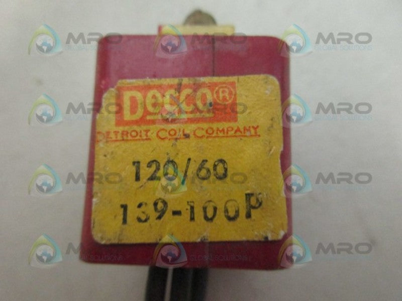 DECCO 139-100P COIL  NSNP