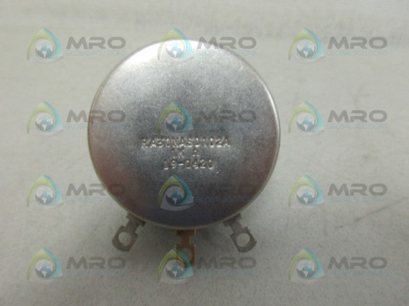 CLAROSTAT RA30NASD102A POTENTIOMETER NSMP
