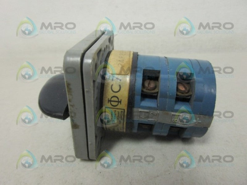 KRAUS & NAIMER C72AF836 ROTARY SWITCH UNMP