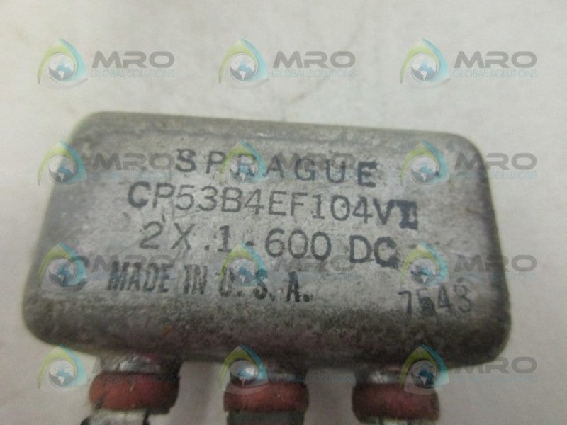 SPRAGUE CP53B4EF104V CAPACITOR UNMP