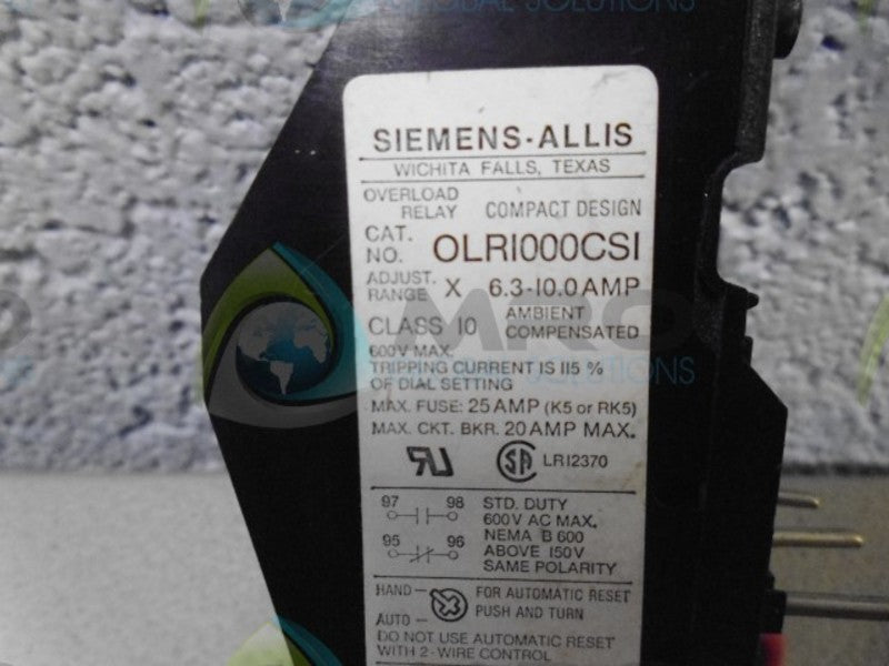 SIEMENS OLR1000CS1  UNMP