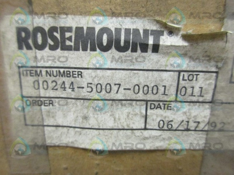 ROSEMOUNT 00244-5007-0001 TEMP TRANSMITER HOUSING NSMP