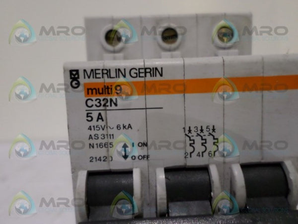 MERLIN GERIN 21420 CIRCUIT BREAKER 5A  UNMP