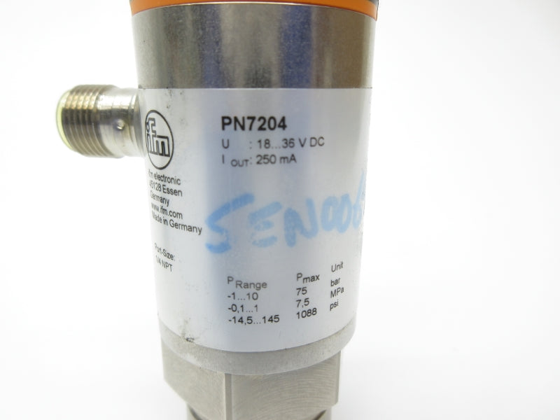 IFM EFECTOR PN7204 18-36VDC NSNP
