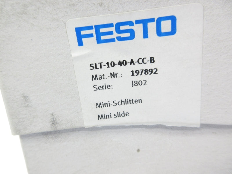 FESTO SLT-10-40-A-CC-B 197892 NSMP