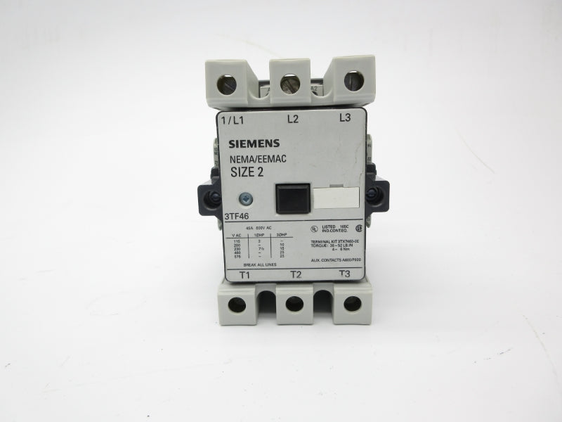 SIEMENS 3TF4622-0AK61 110/120V NSMP