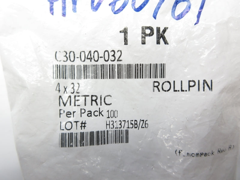 SPARE PART C30-040-032 (PKG OF 100) NSMP