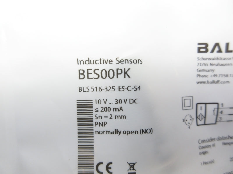 BALLUFF BES516-325-E5-C-S4 BES00PK 10-30VDC NSMP