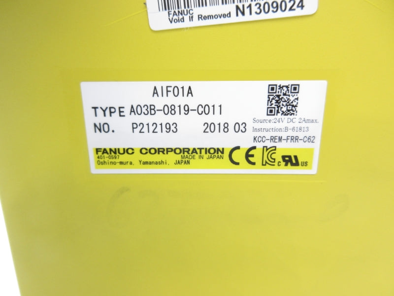FANUC A03B-0819-C011 AIF01A 24VDC 2A NSNP