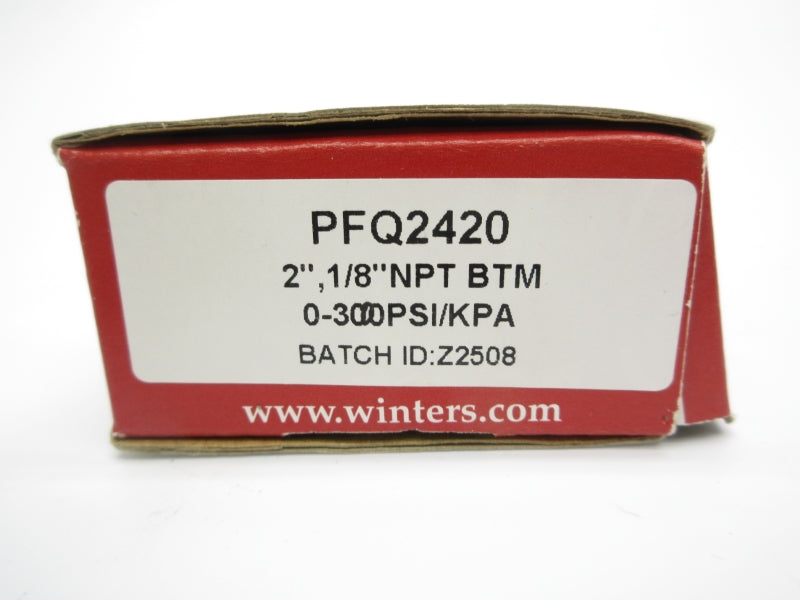 WINTERS PFQ2420 0-3000PSI 1/8" NSMP