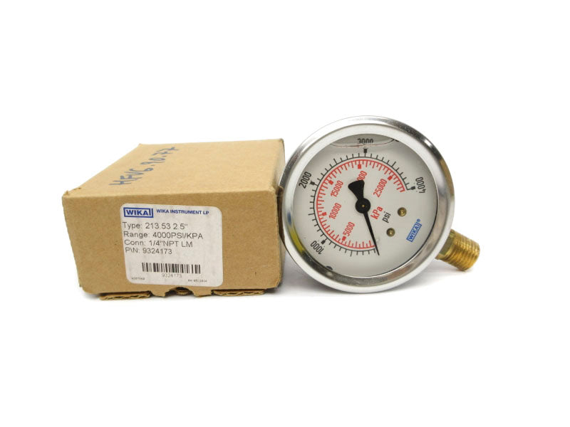 WIKA 9324173 4000PSI 1/4" NSMP