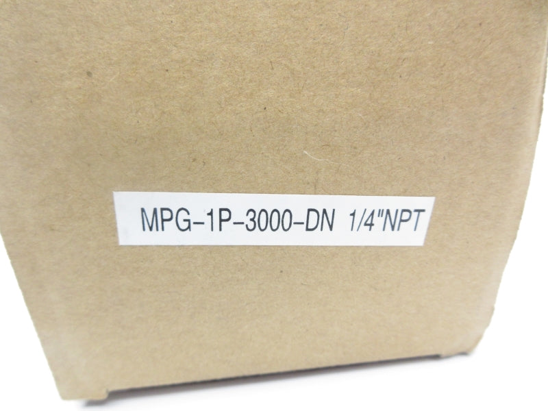 GAUGE MPG-1P-3000-DN 0-3000PSI 1/4" NSMP