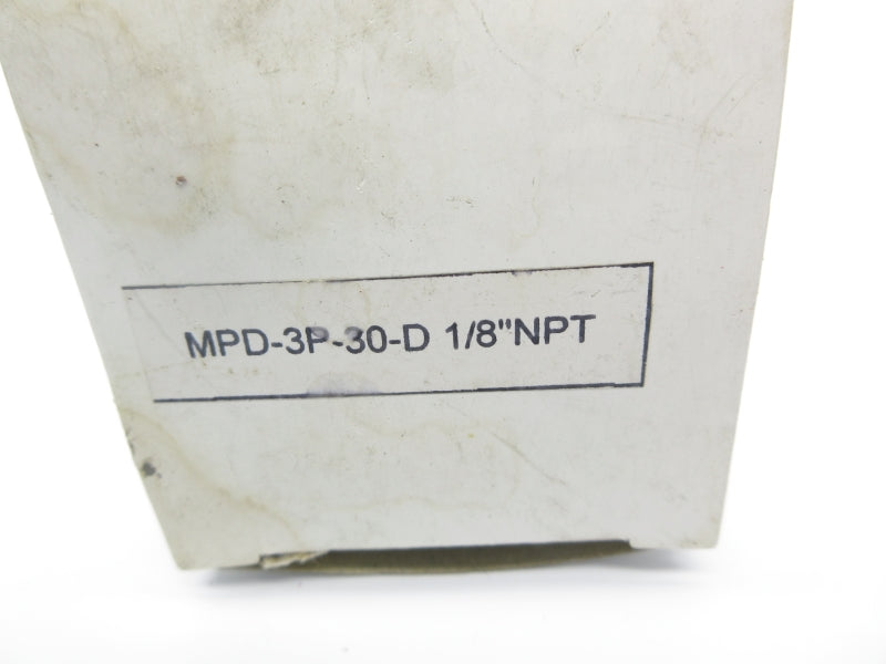 GAUGE MPD-3P-30-D 0-30PSI 1/8" NSMP