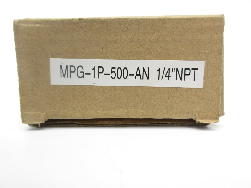 GAUGE MPG-1P-500-AN 0-500PSI 1/4" NSMP