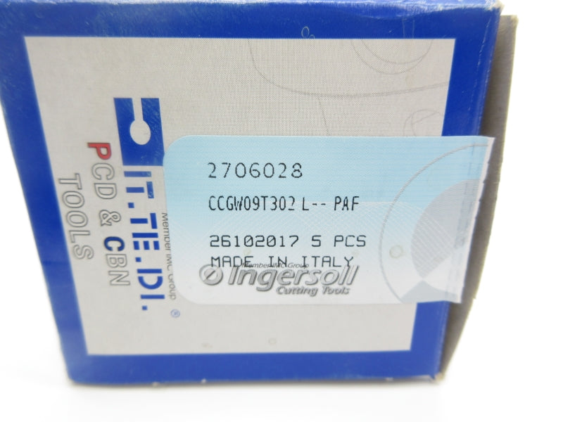 INGERSOLL CCGW09T302L-PAF 2706028 (PKG OF 5) NSMP