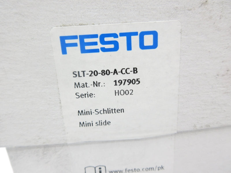 FESTO SLT-20-80-A-CC-B 197905 NSMP
