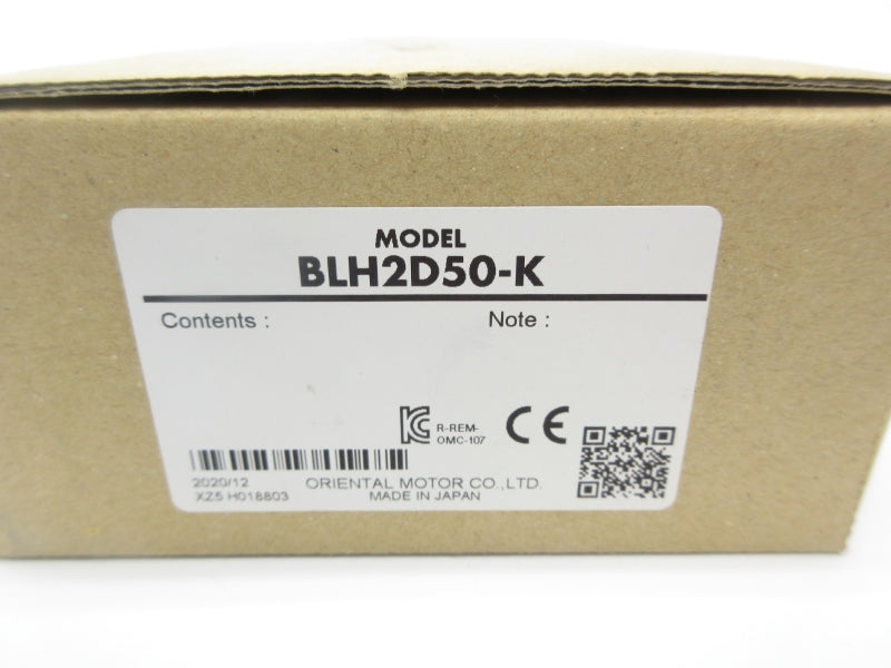 ORIENTAL MOTOR BLH2D50-K 24V NSMP