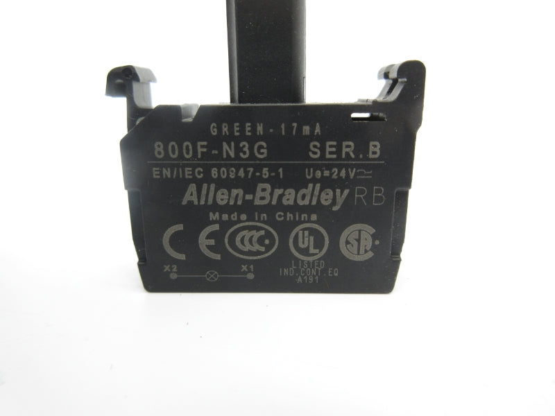 ALLEN BRADLEY 800F-N3G SER. B 24V NSNP
