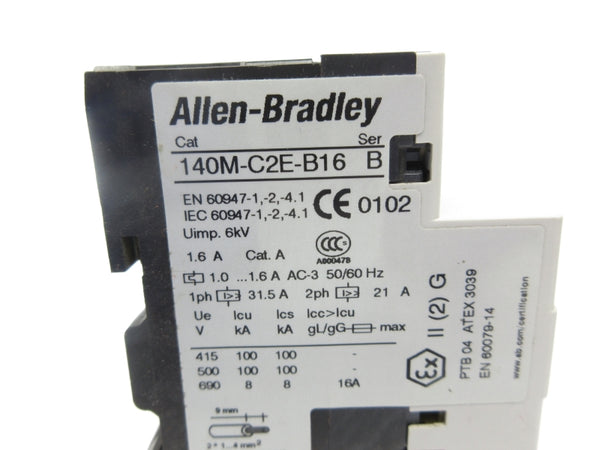 ALLEN BRADLEY 140M-C2E-B16 SER. B 690V 1.0-1.6A NSNP
