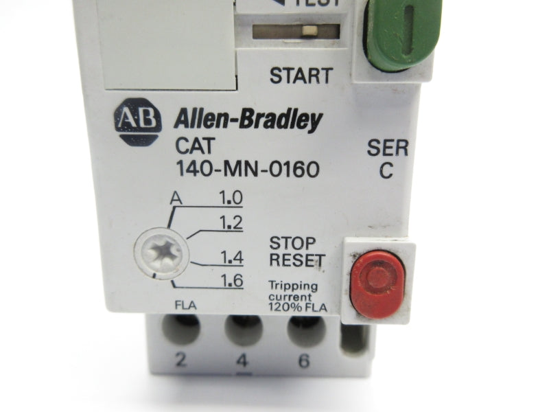 ALLEN BRADLEY 140-MN-0160 SER. C 690V 1-1.6A NSNP
