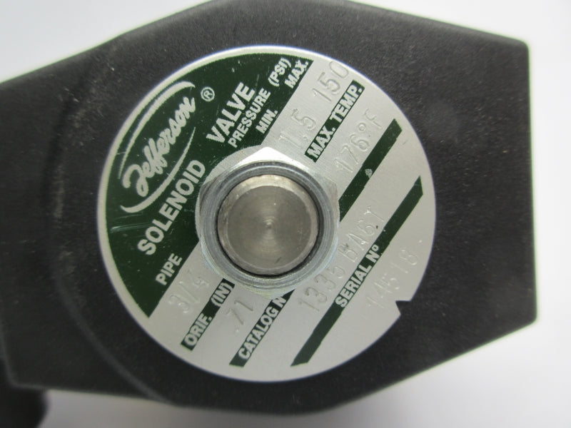 JEFFERSON 1335BA6T 120VAC 150PSI 3/4" NSMP