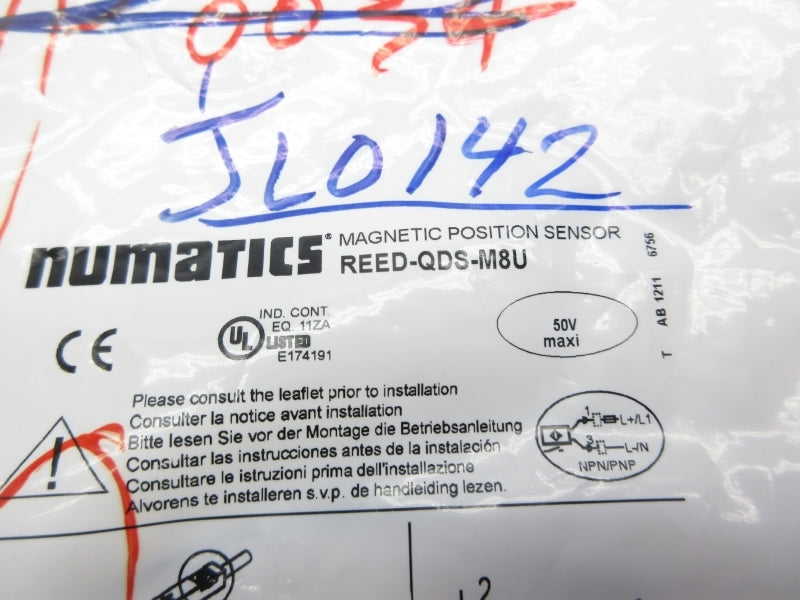 NUMATICS REED-QDS-M8U 50V NSMP
