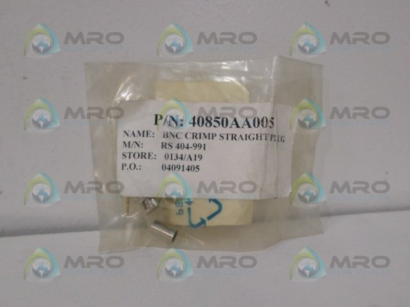 40850AA005 BNC CRIMP STRAIGHT PLUG  NSMP
