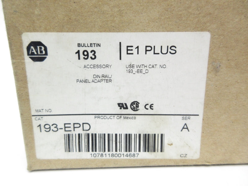 INDUSTRIAL SPARE PART 193-EPD SER. A (BR/WH) NSMP
