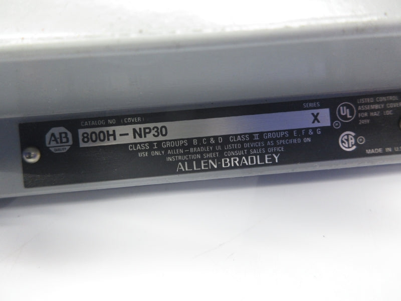 INDUSTRIAL SPARE PART 800H-NP30 SER. X NSNP
